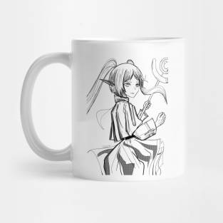 sousou no the immortal elf in magic caster mage ecopop art friere Mug